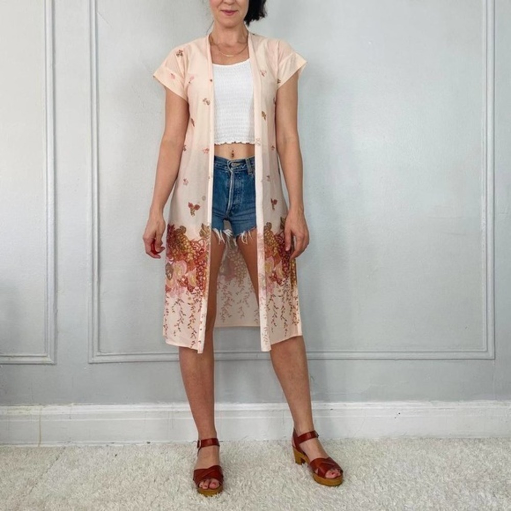 Vintage overlay‎ 70s peach and